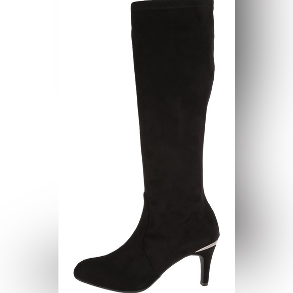 BCBGeneration Shoes - BCBGeneration Black Suede Raymona Slouch Boot